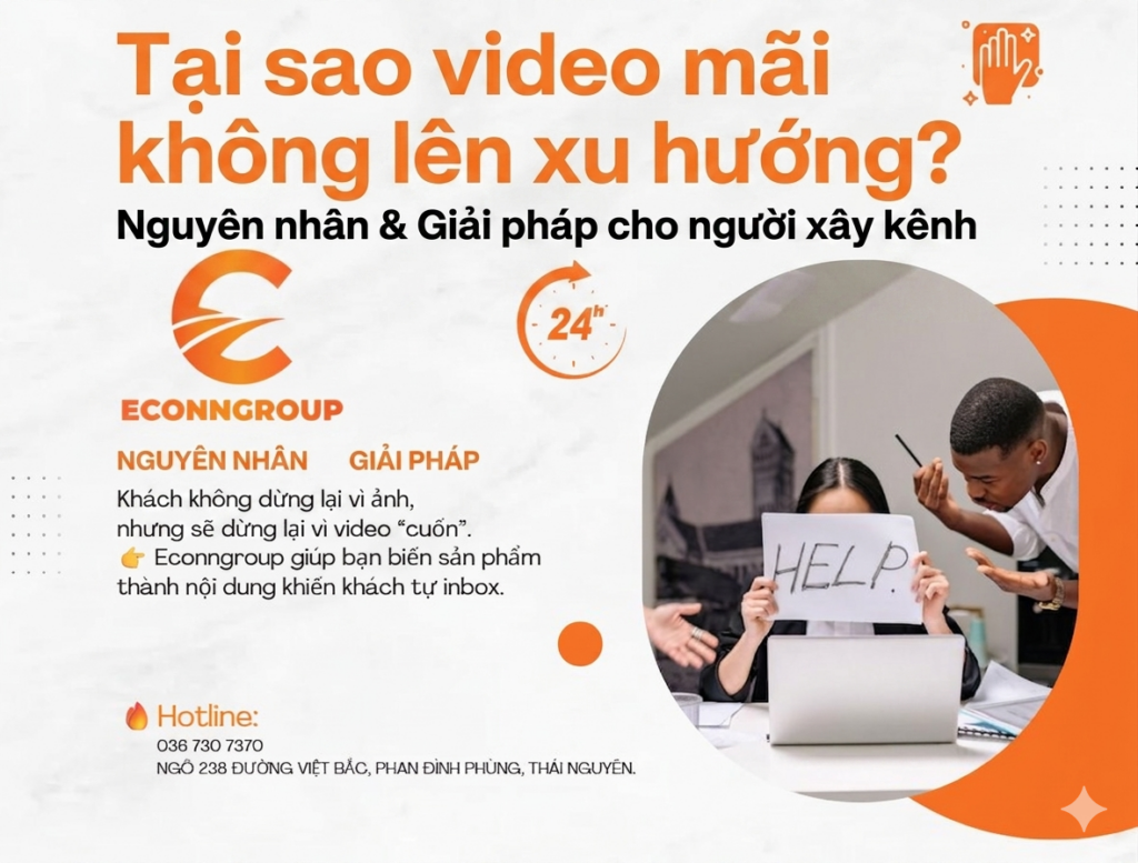 video TikTok không lên xu hướng do tương tác thấp