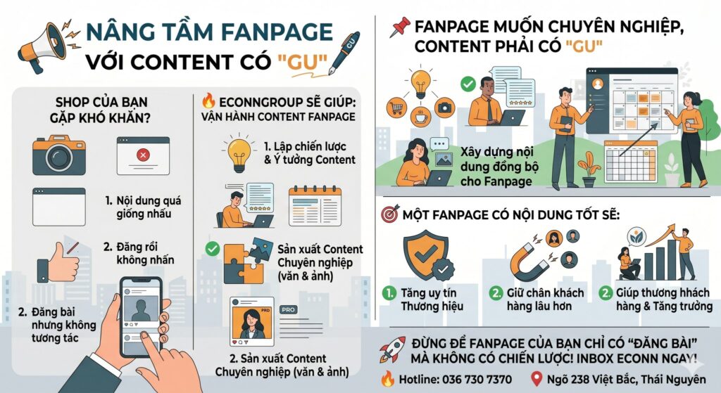 content cho fanpage