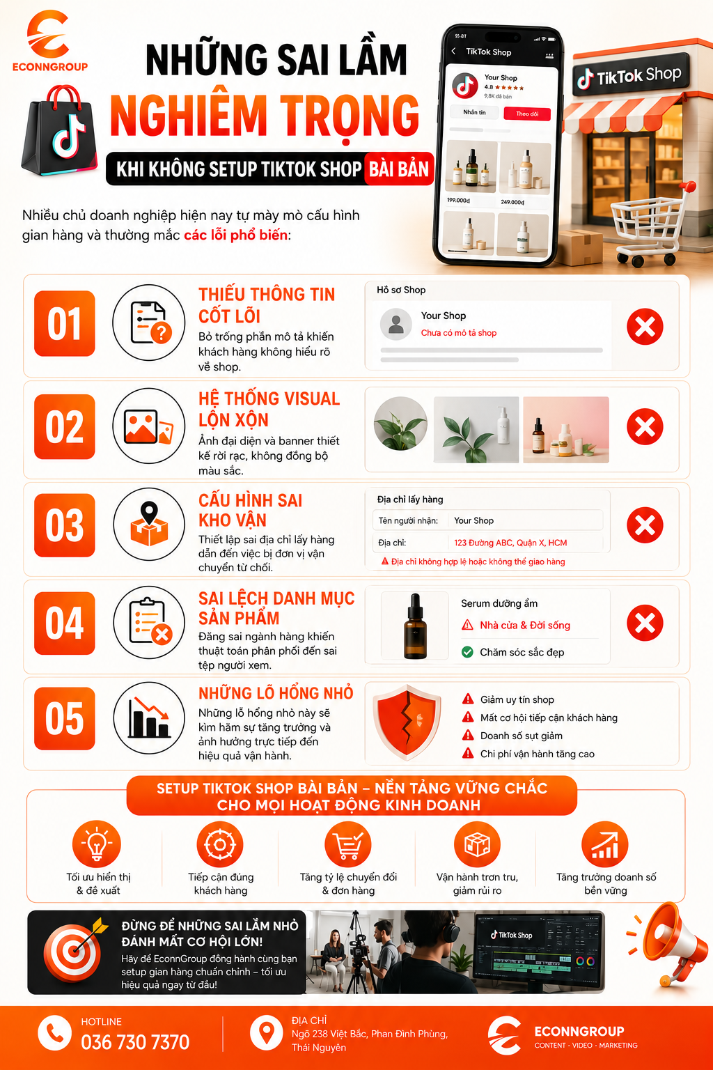 các lỗi thường gặp