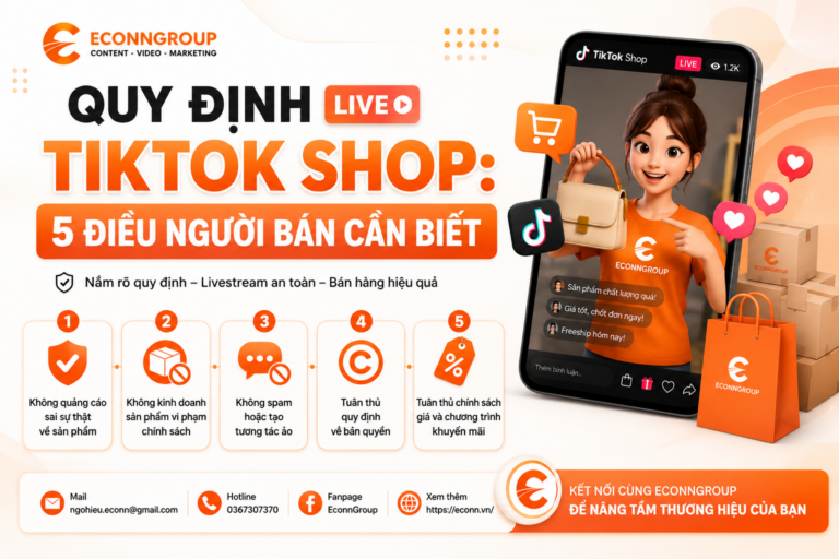 Quy Định Live TikTok Shop