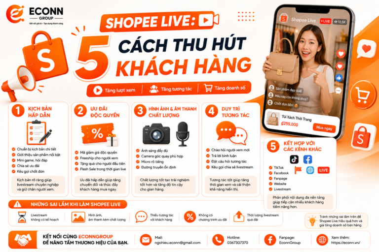 Shopee Live: 5 Cách Thu Hút Khách Hàng