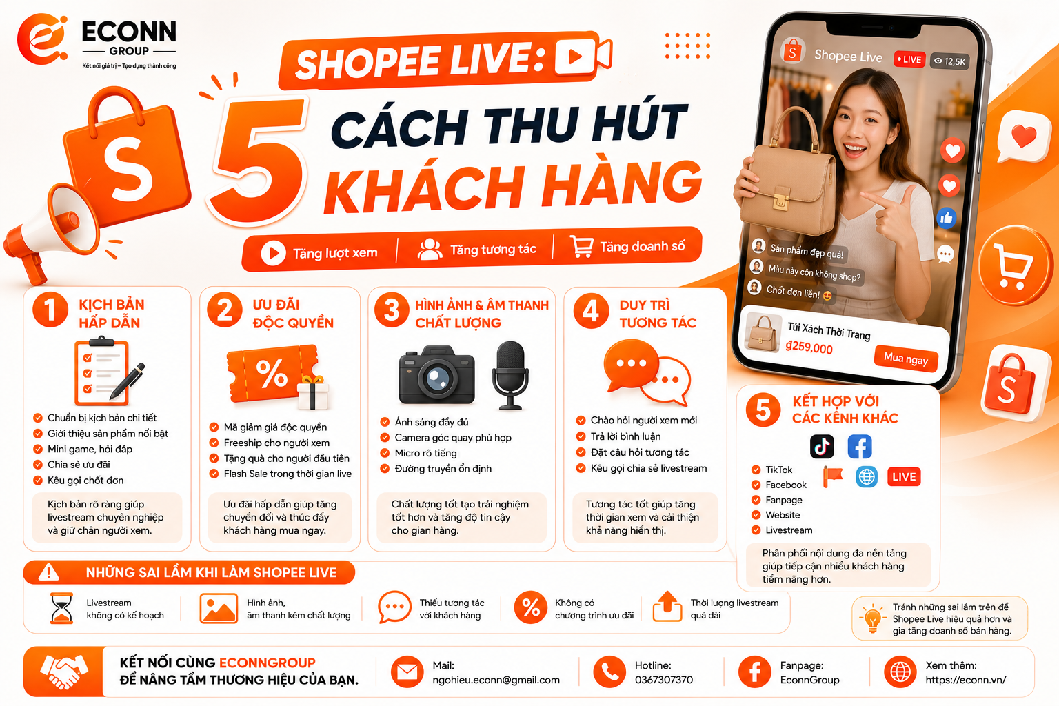 Shopee Live: 5 Cách Thu Hút Khách Hàng
