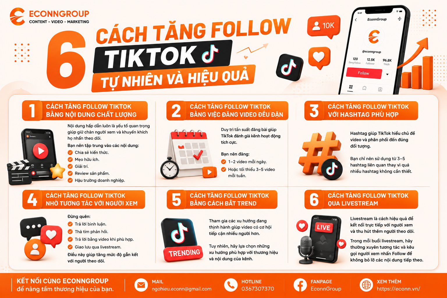6 Cách Tăng Follow TikTok Tự Nhiên Và Hiệu Quả