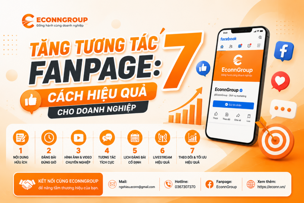 Tăng Tương Tác Fanpage: 7 Cách Hiệu Quả Cho Doanh Nghiệp
