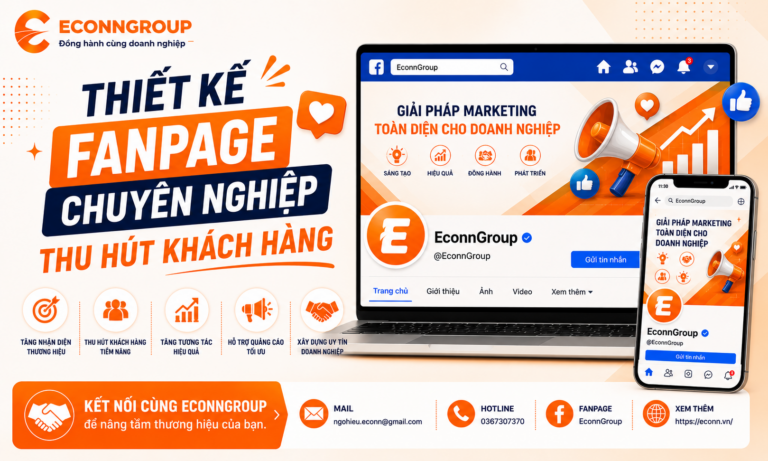 Thiết Kế Fanpage Chuyên Nghiệp Thu Hút Khách Hàng