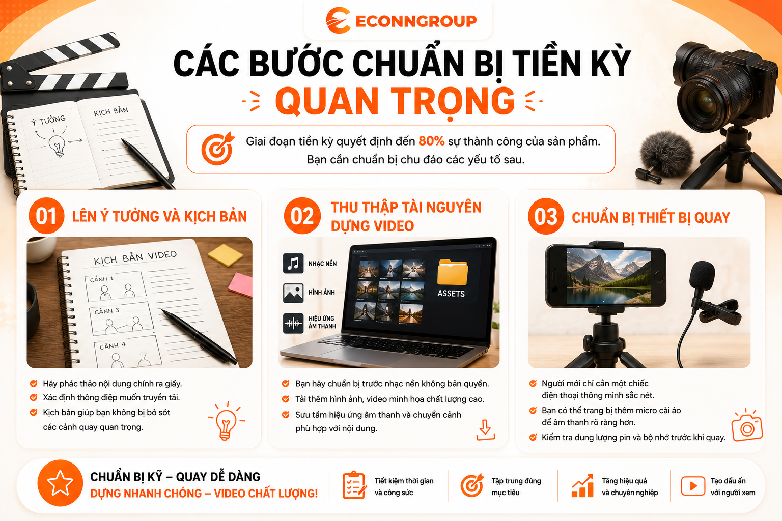 các bước chuẩn bị