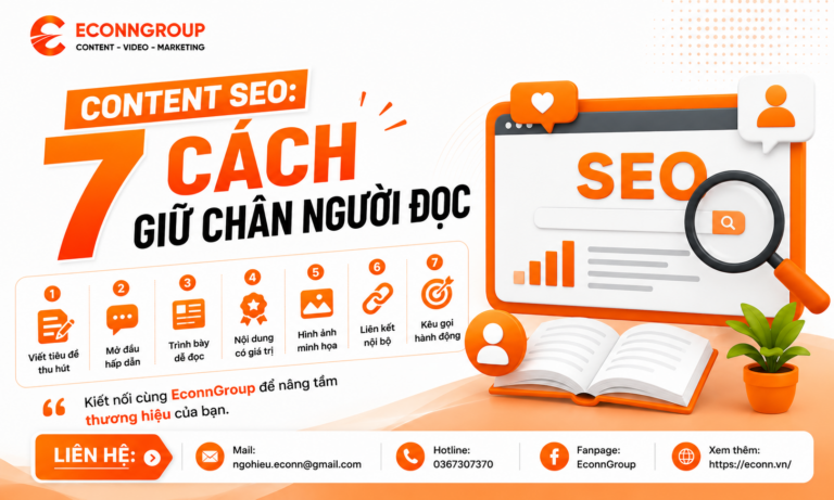 Content SEO: 7 Cách Giữ Chân Người Đọc