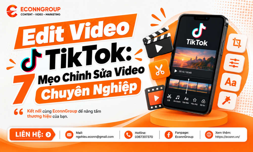 Edit Video TikTok: 7 Mẹo Chỉnh Sửa Video Chuyên Nghiệp